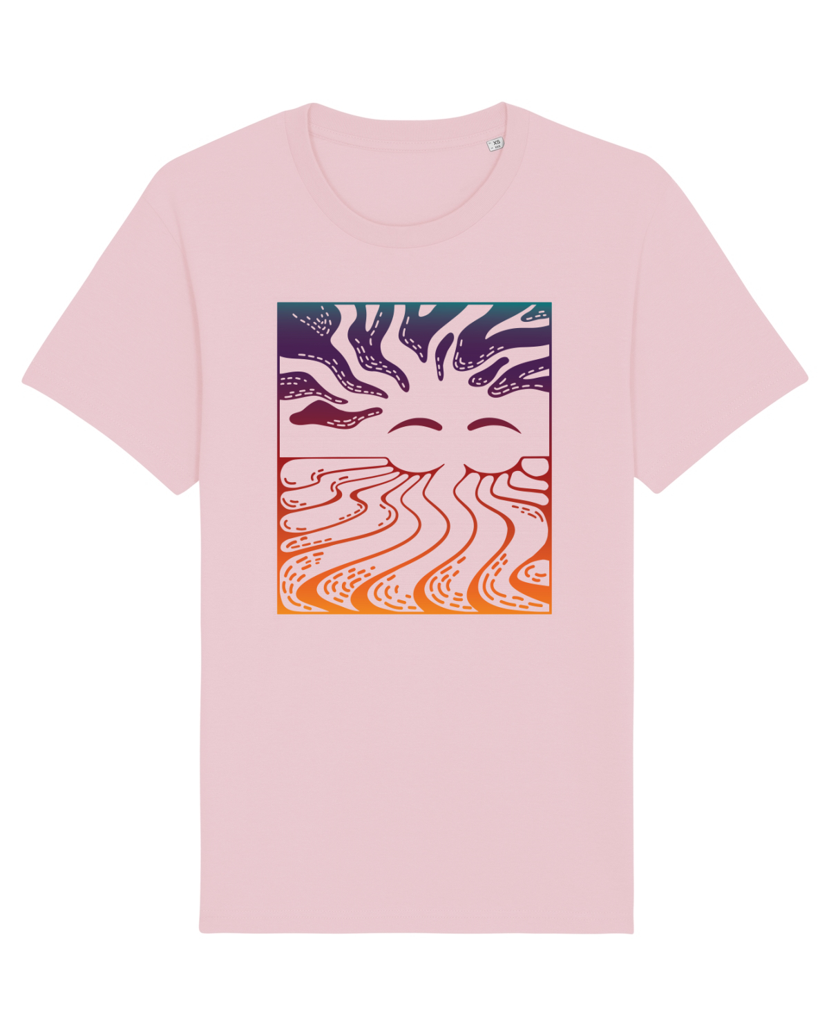 Tricou mânecă scurtă Unisex Rocker Cotton Pink
