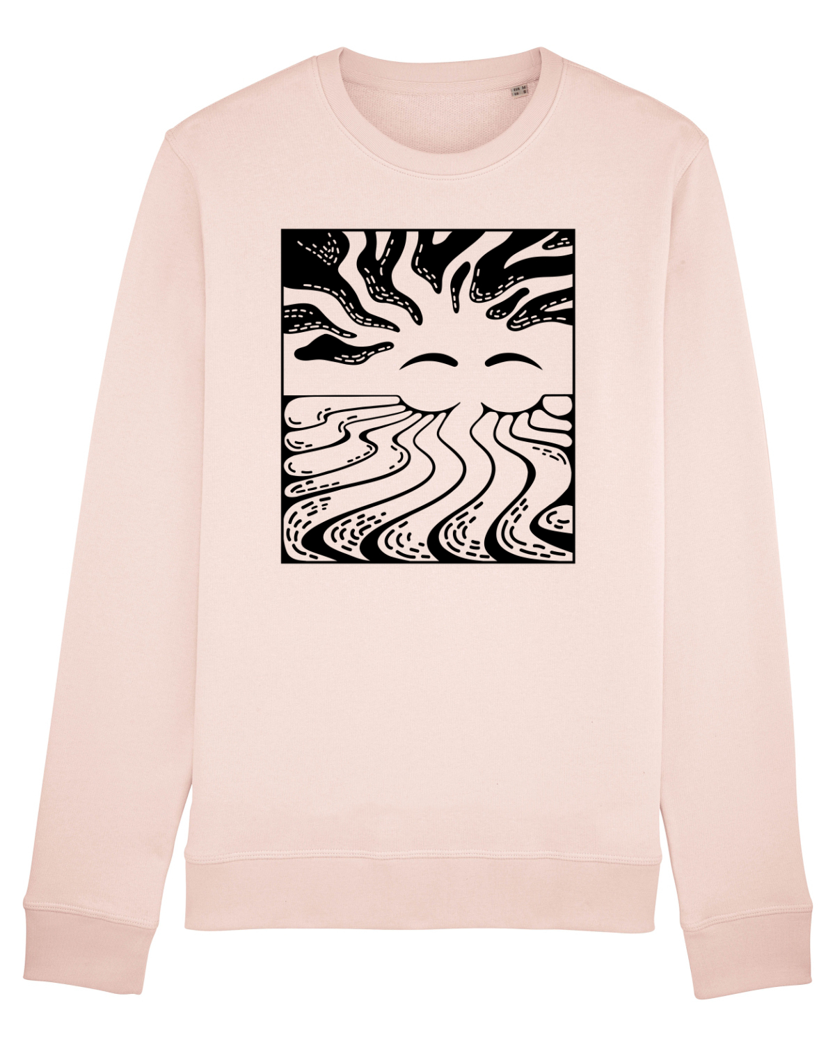 Bluză mânecă lungă Unisex Rise Candy Pink