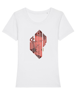 Stand-Up - Eddie Izzard Tricou mânecă scurtă guler larg fitted Damă Expresser