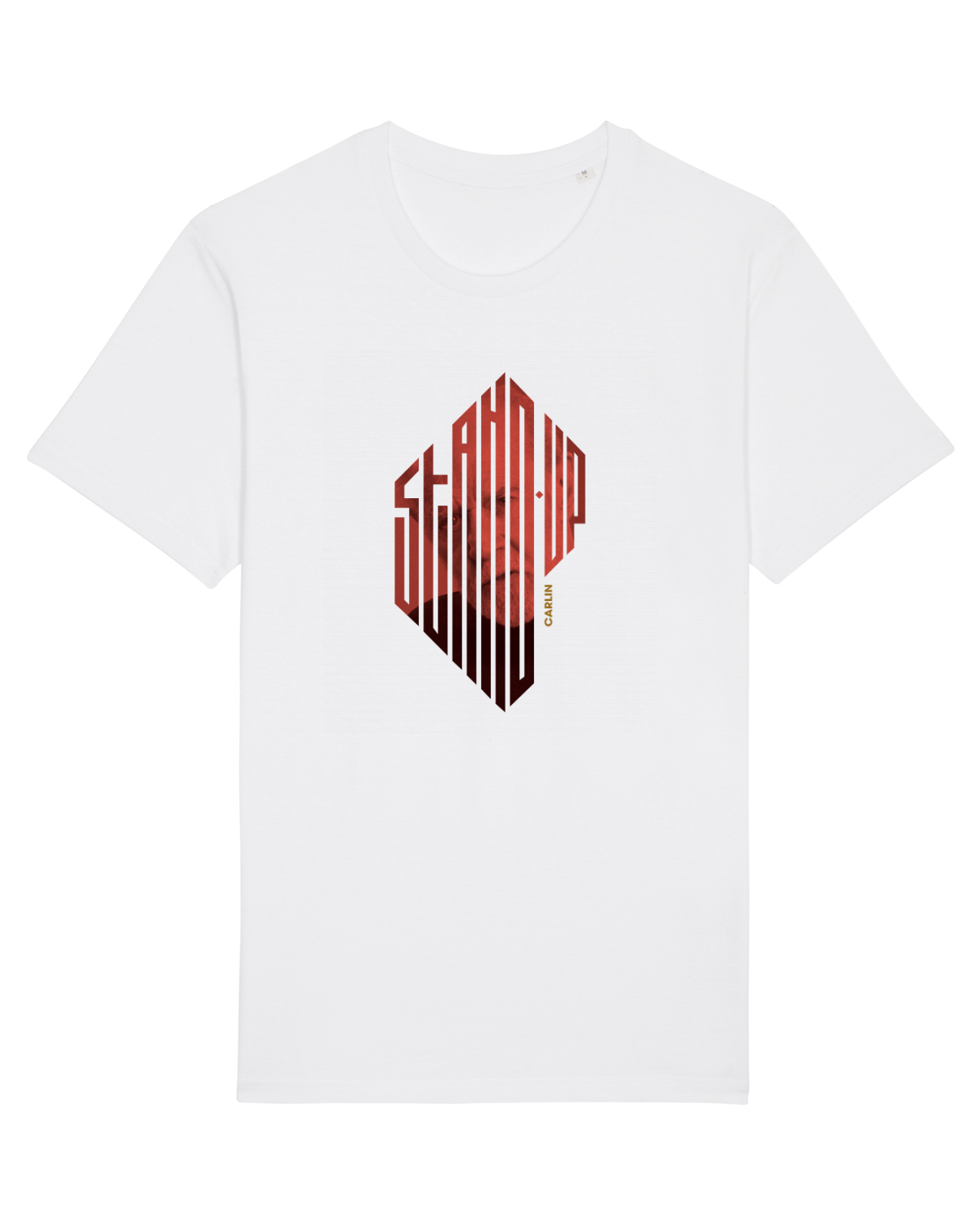 Tricou mânecă scurtă Unisex Rocker White