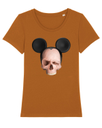 Craniu Darkmouse angry wink Tricou mânecă scurtă guler larg fitted Damă Expresser