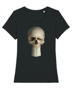 Craniu punisher skullwink Tricou mânecă scurtă guler larg fitted Damă Expresser