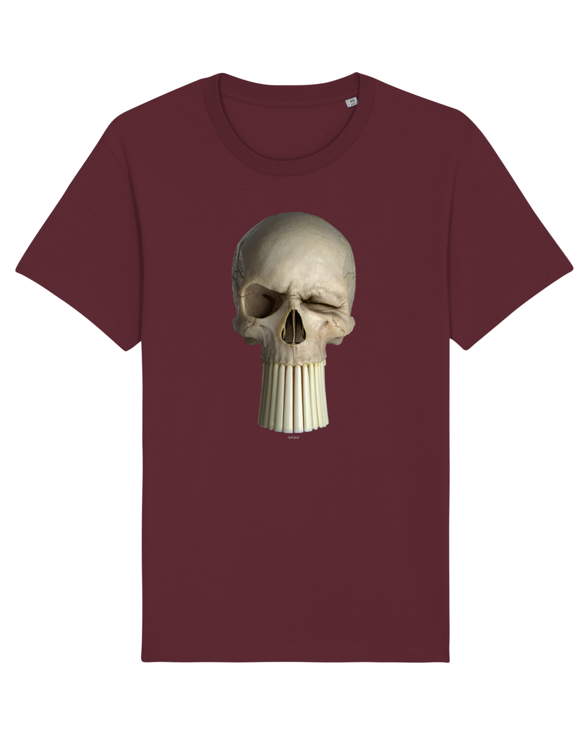 Tricou mânecă scurtă Unisex Rocker Burgundy