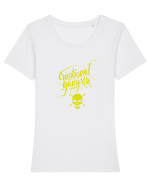 emotional gangsta Tricou mânecă scurtă guler larg fitted Damă Expresser