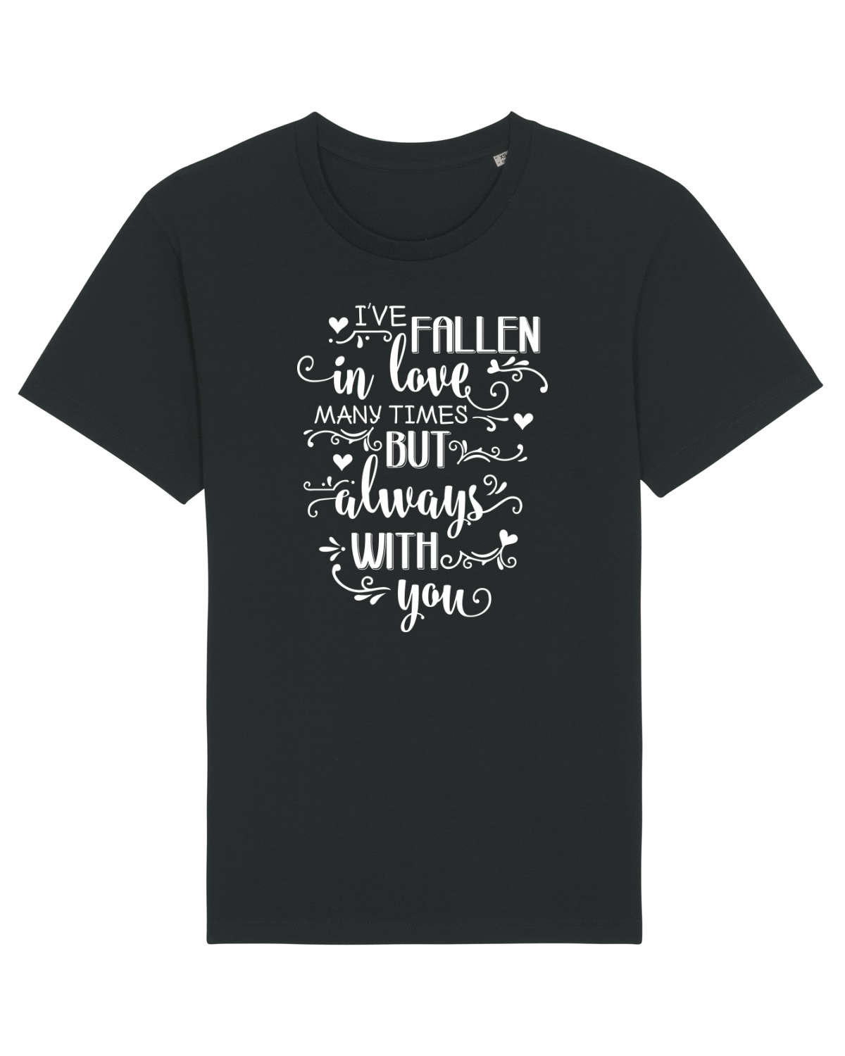 Tricou mânecă scurtă Unisex Rocker Black