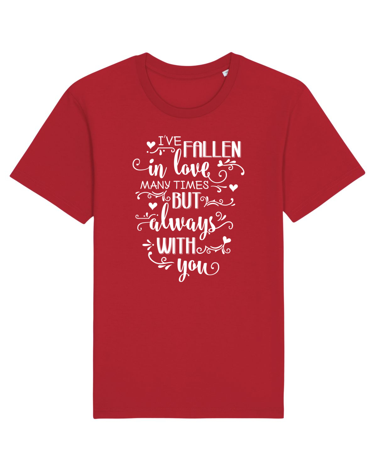 Tricou mânecă scurtă Unisex Rocker Red