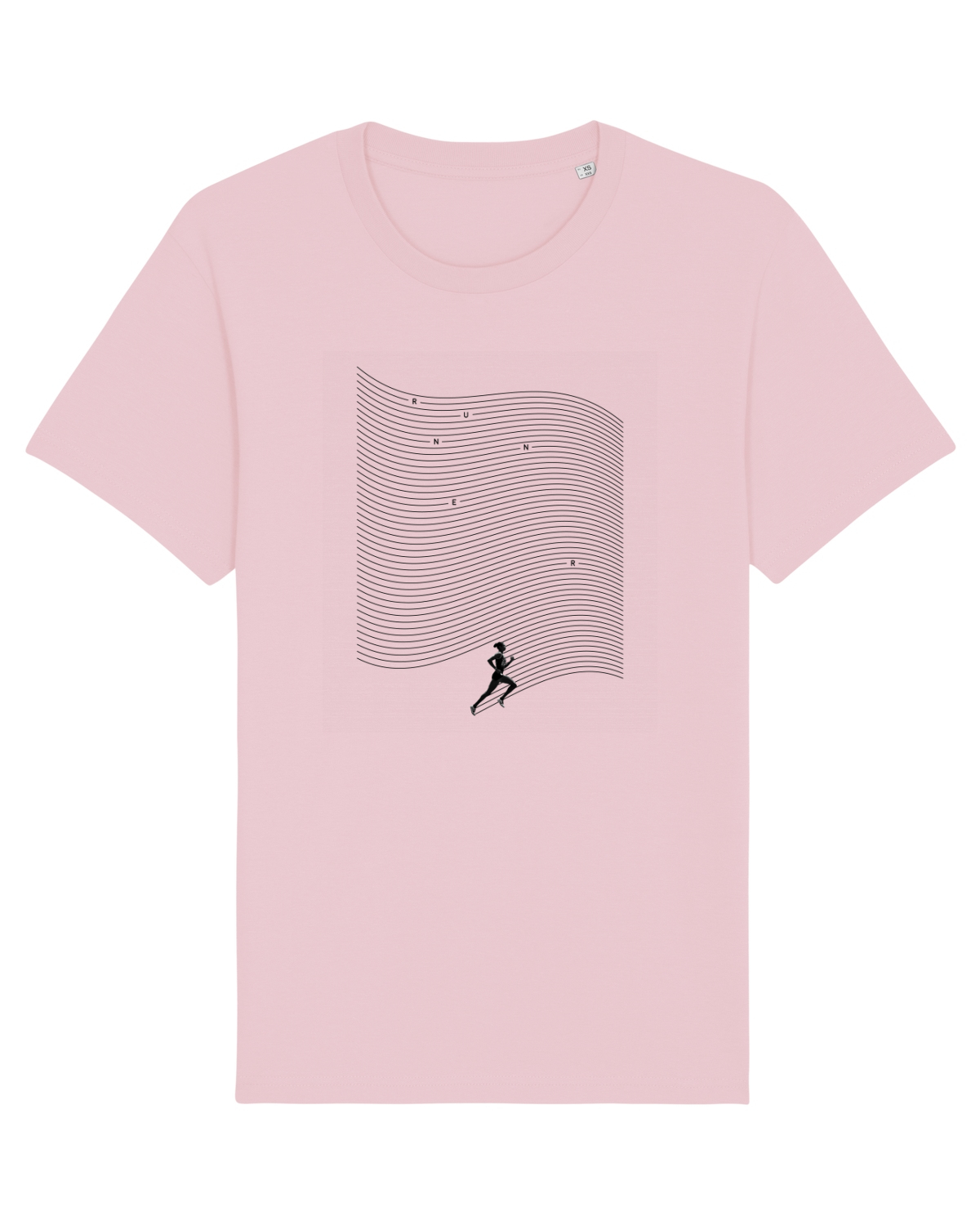 Tricou mânecă scurtă Unisex Rocker Cotton Pink