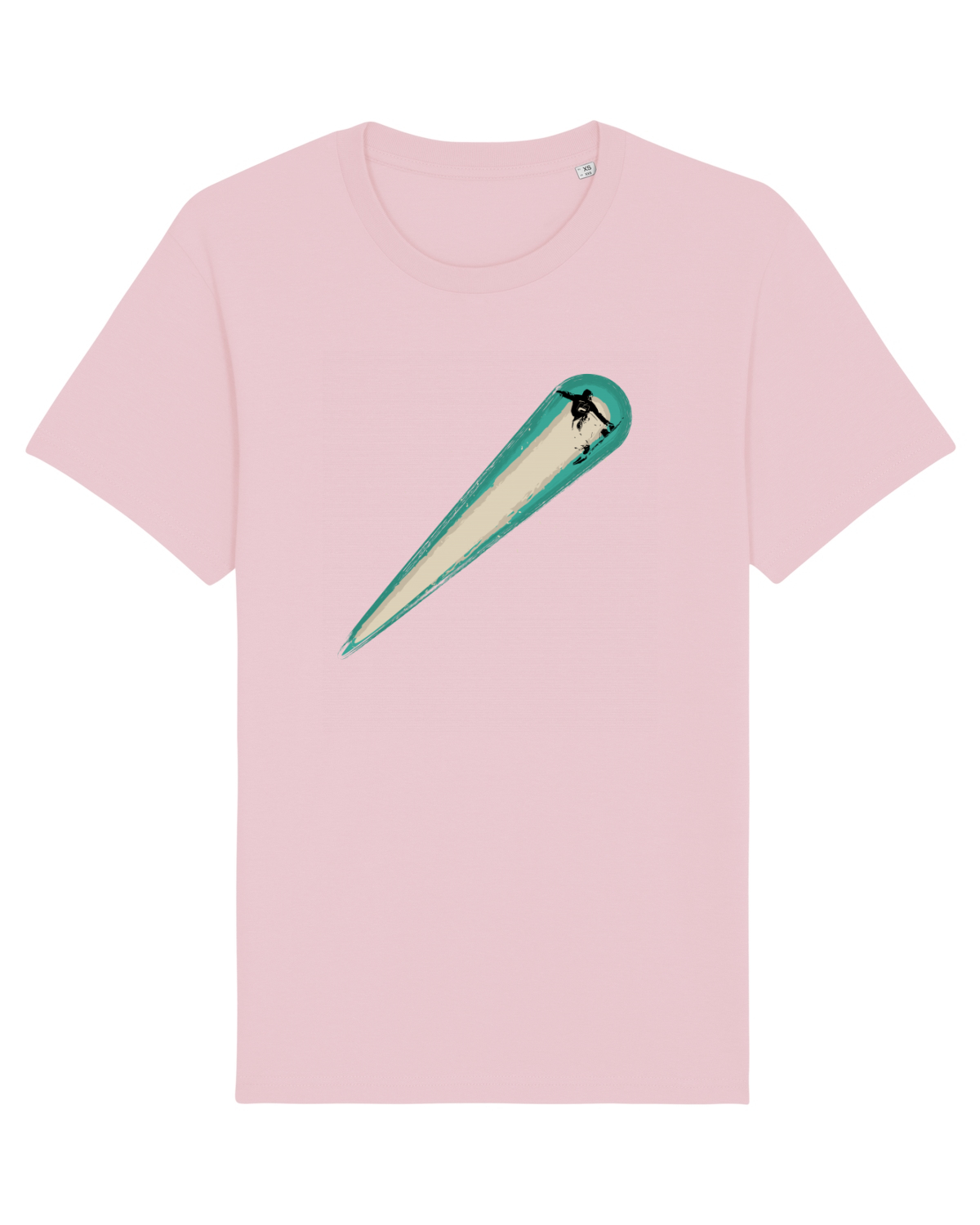 Tricou mânecă scurtă Unisex Rocker Cotton Pink