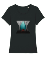Surreal Vision no. 4 Tricou mânecă scurtă guler larg fitted Damă Expresser