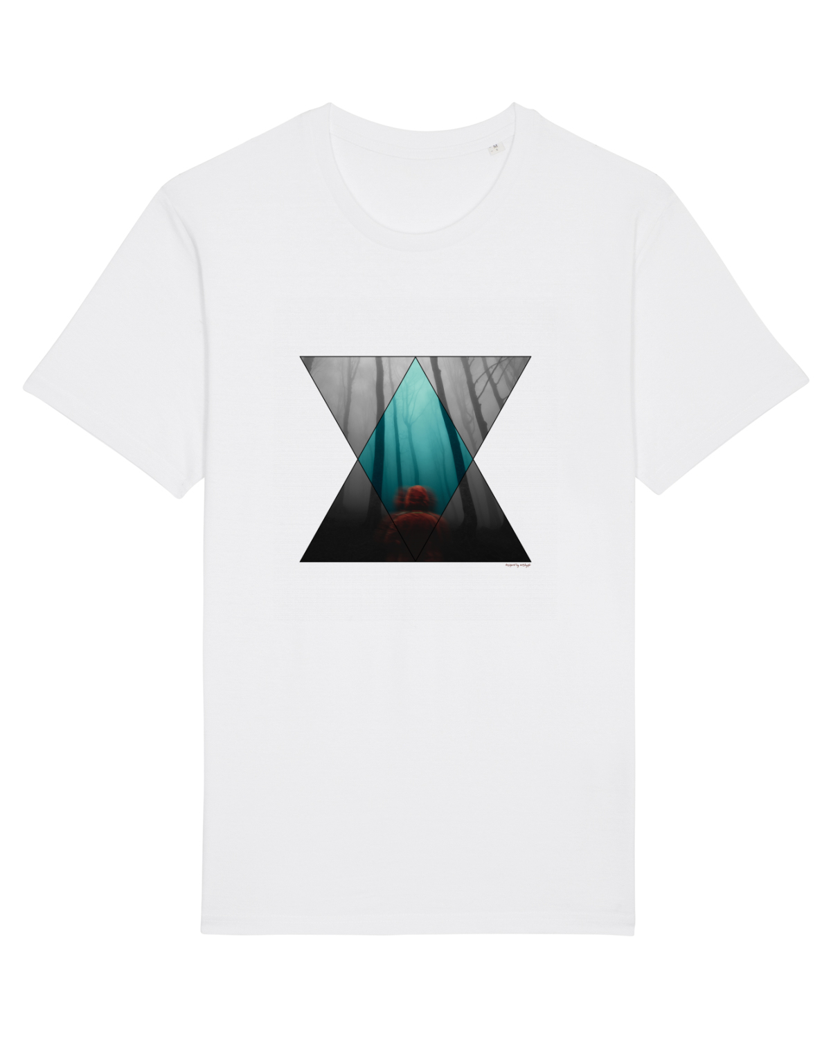 Tricou mânecă scurtă Unisex Rocker White