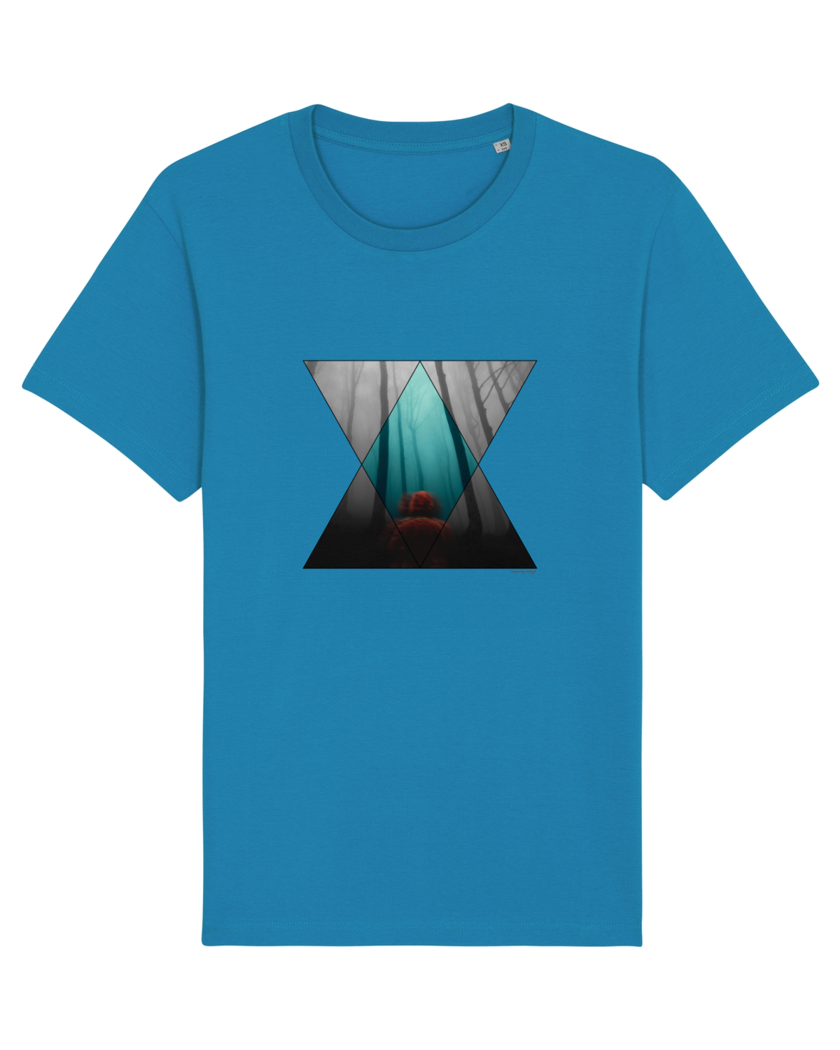Tricou mânecă scurtă Unisex Rocker Azur