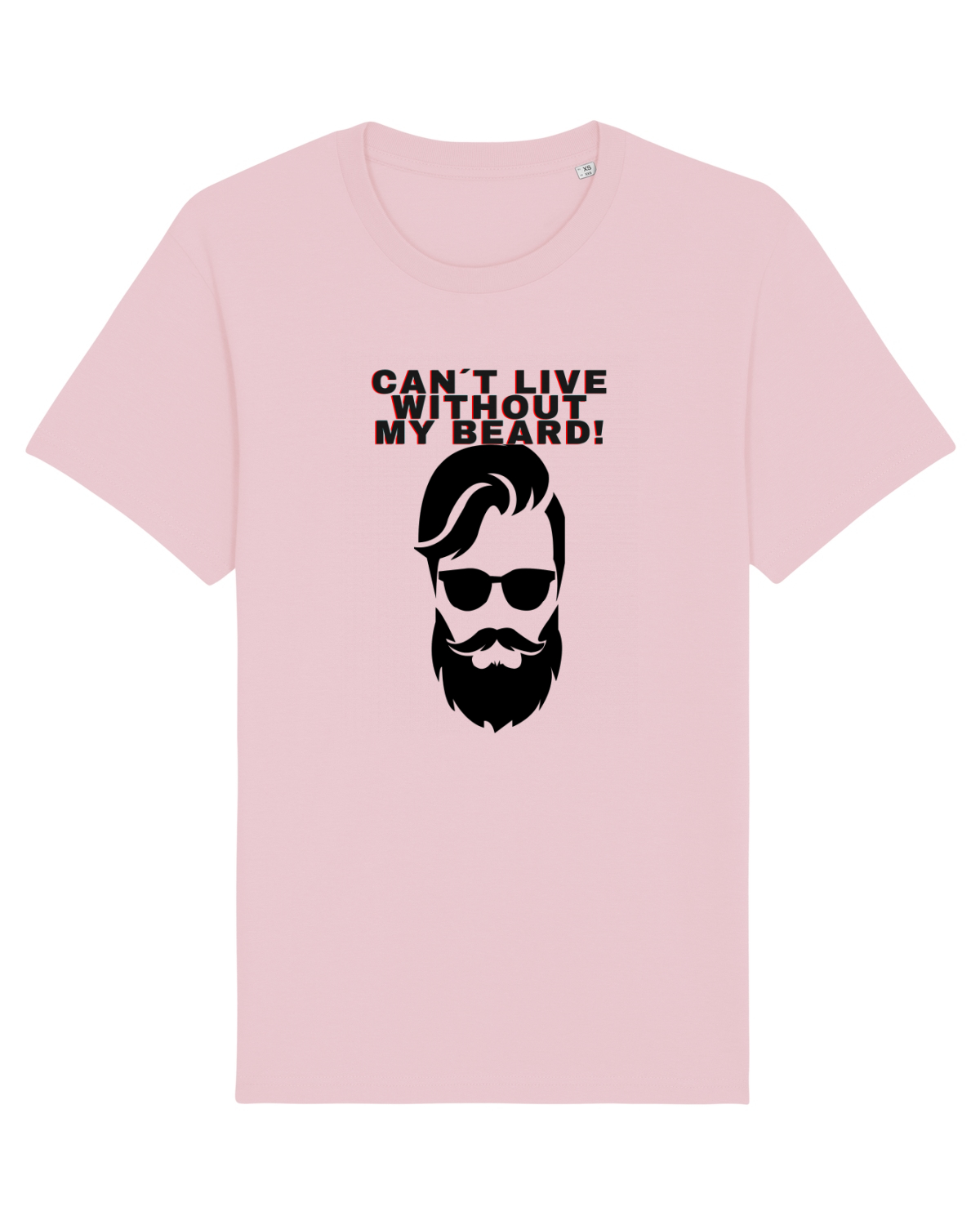 Tricou mânecă scurtă Unisex Rocker Cotton Pink