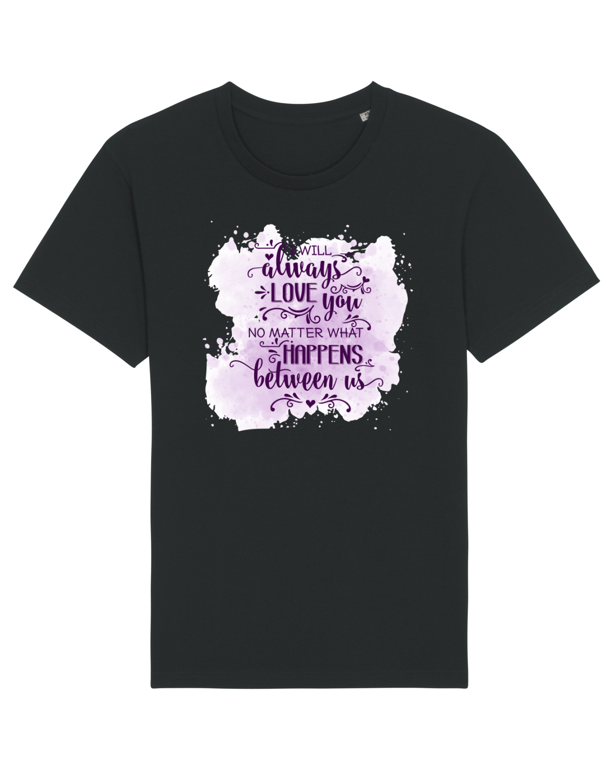 Tricou mânecă scurtă Unisex Rocker Black