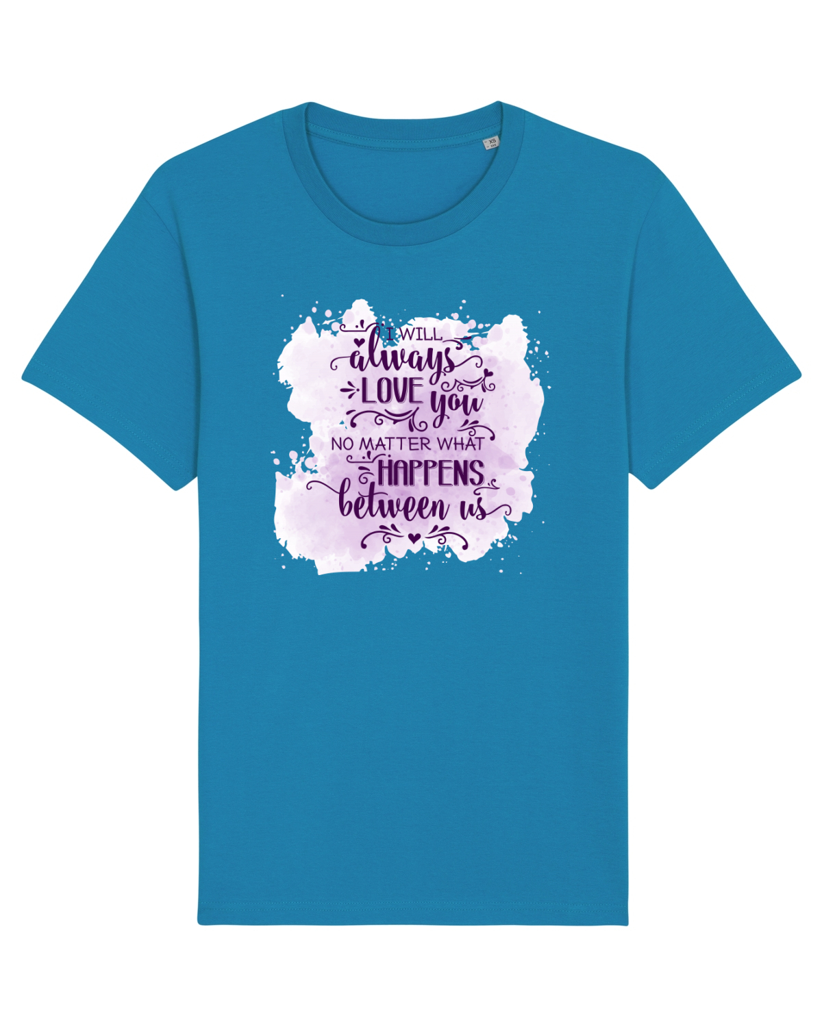 Tricou mânecă scurtă Unisex Rocker Azur