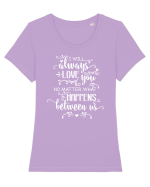 Mereu îndrăgostit Tricou mânecă scurtă guler larg fitted Damă Expresser