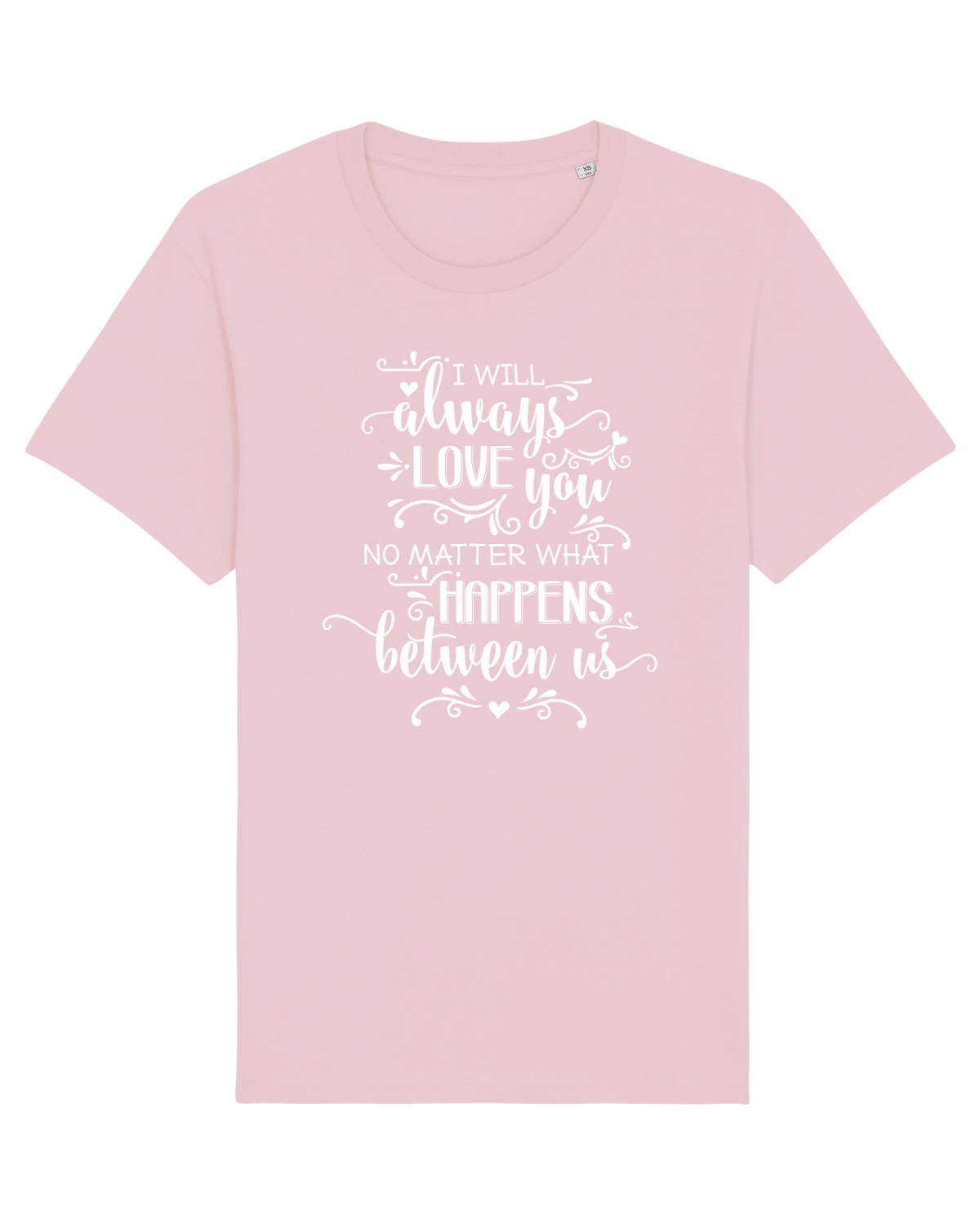 Tricou mânecă scurtă Unisex Rocker Cotton Pink