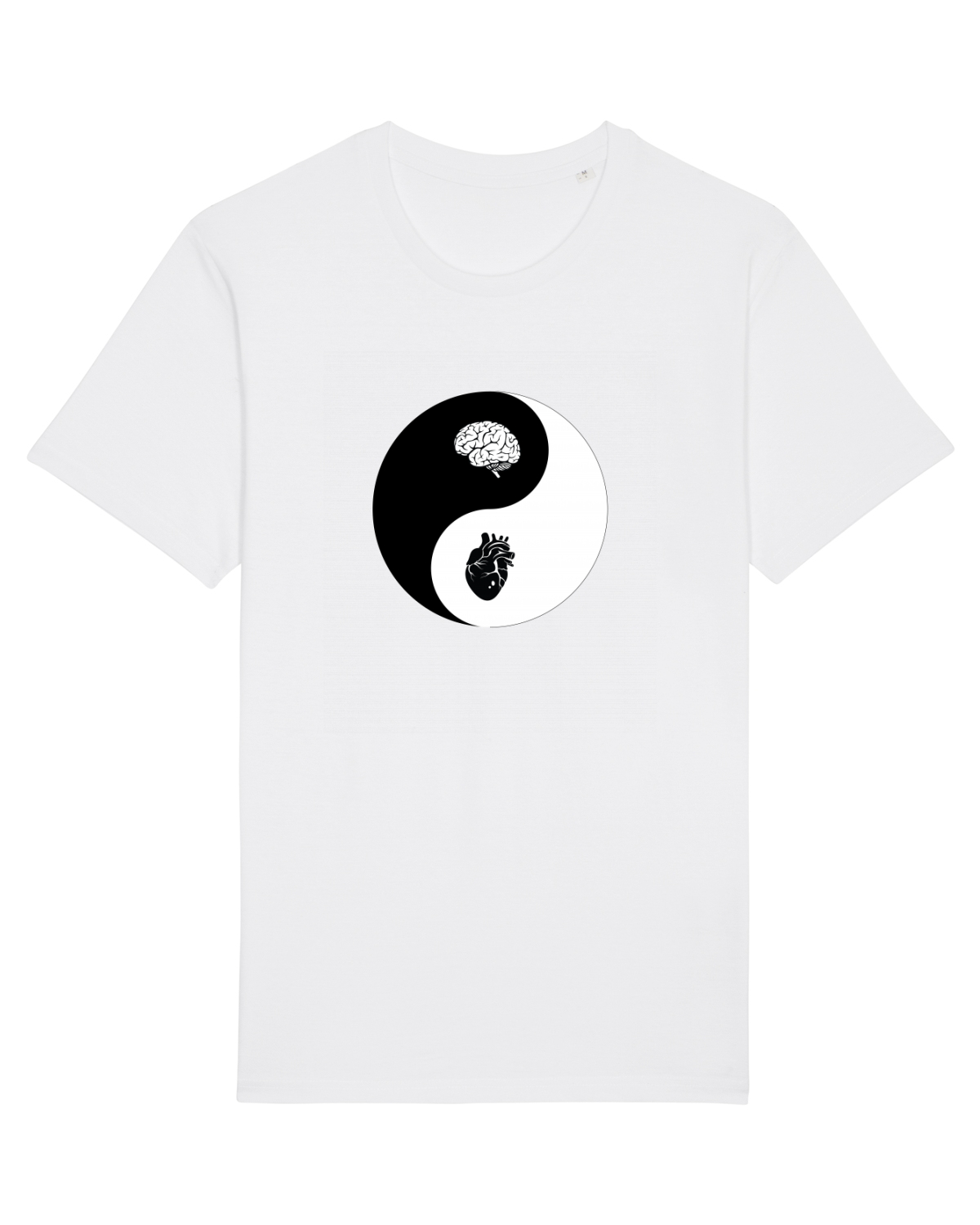 Tricou mânecă scurtă Unisex Rocker White