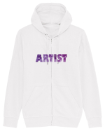 Purple ARTIST Hanorac cu fermoar Unisex Connector