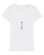 Hope Rose Tricou mânecă scurtă guler V Damă Evoker
