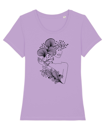 Silueta Floral Black Lavender Dawn