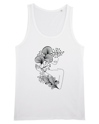 Silueta Floral Black White