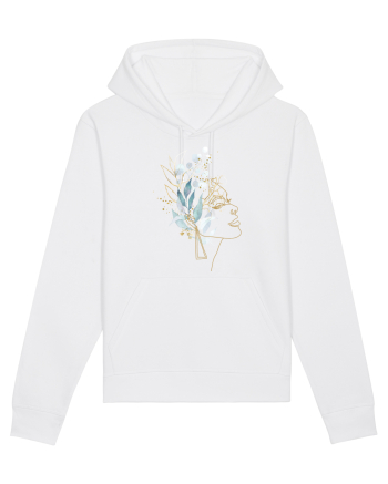 Floral Head Feminin White