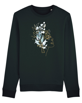 Floral Head Feminin Black