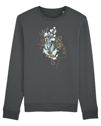 Floral Head Feminin Anthracite