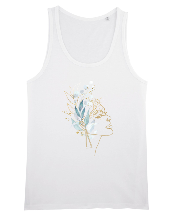 Floral Head Feminin White