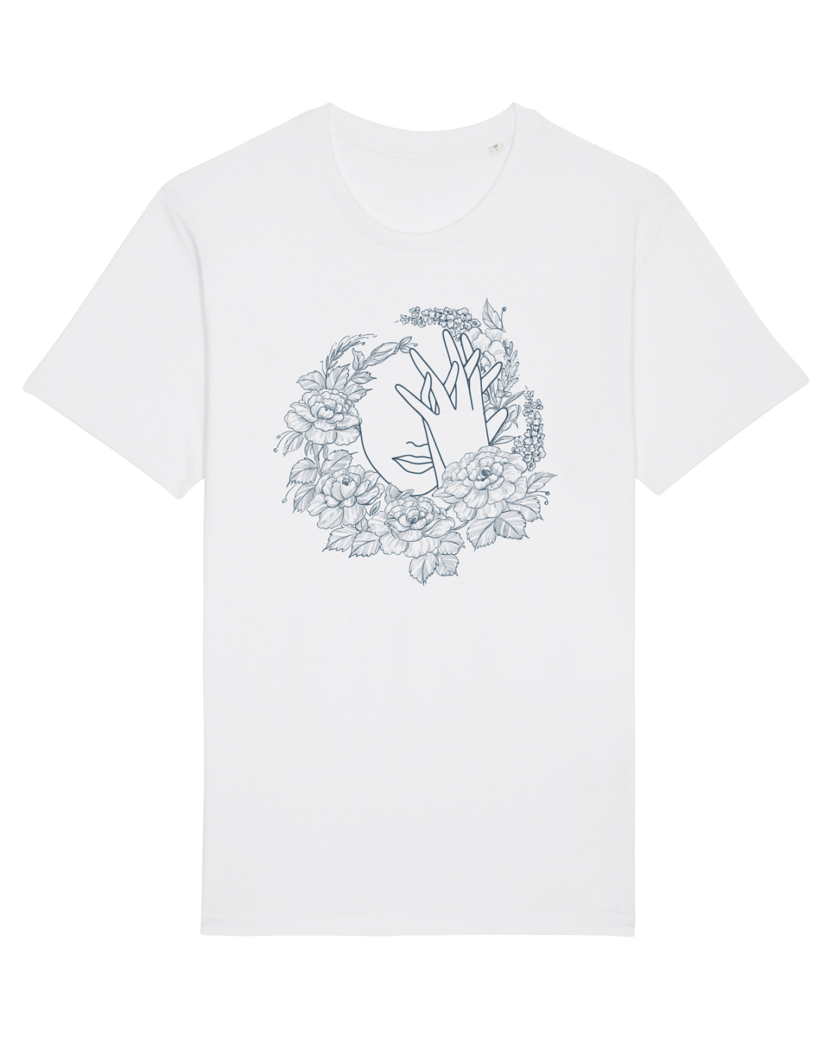 Tricou mânecă scurtă Unisex Rocker White