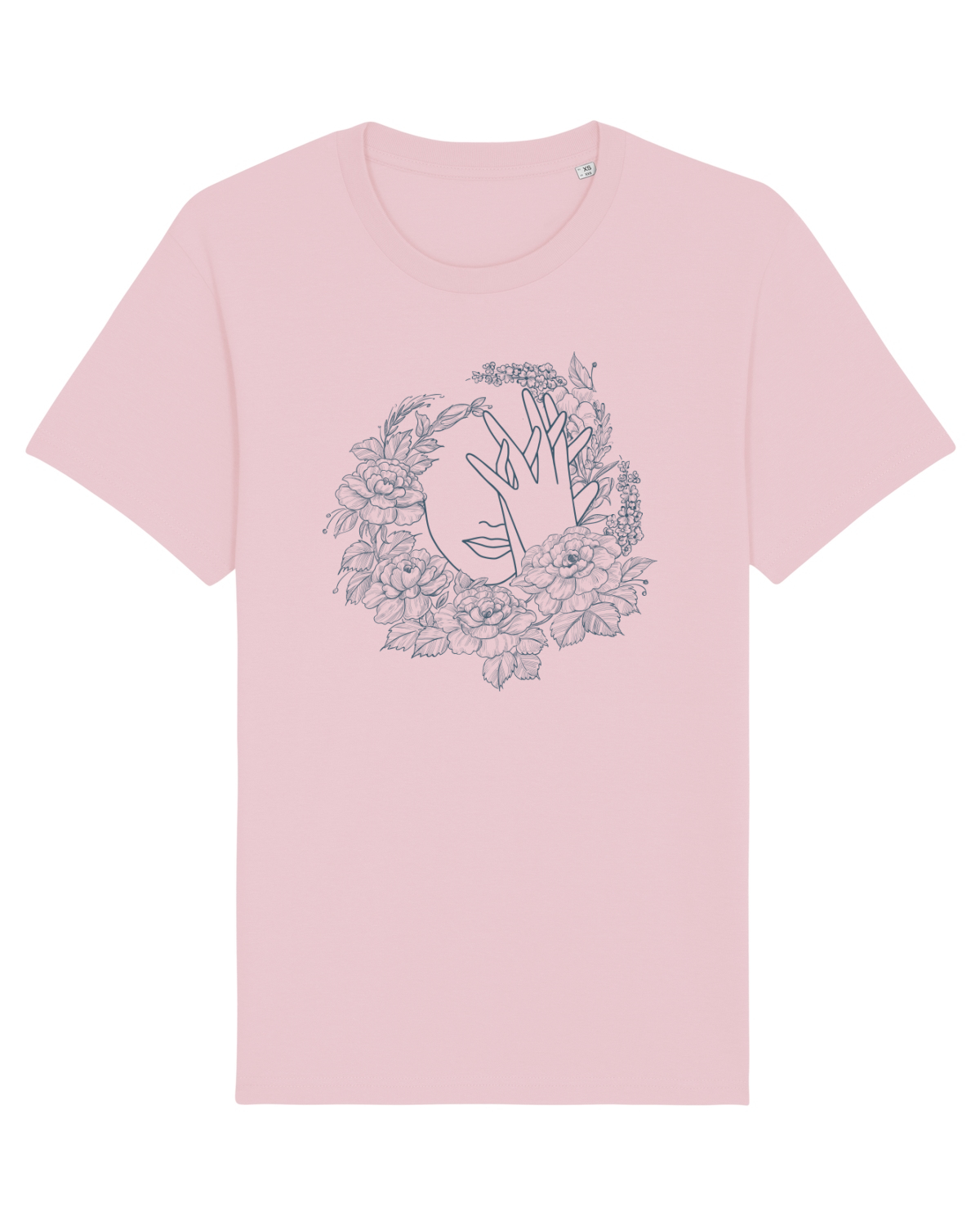 Tricou mânecă scurtă Unisex Rocker Cotton Pink