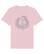 Blue Floral Feminin Tricou mânecă scurtă Unisex Rocker