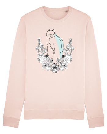 Silueta in Flori Feminin Candy Pink