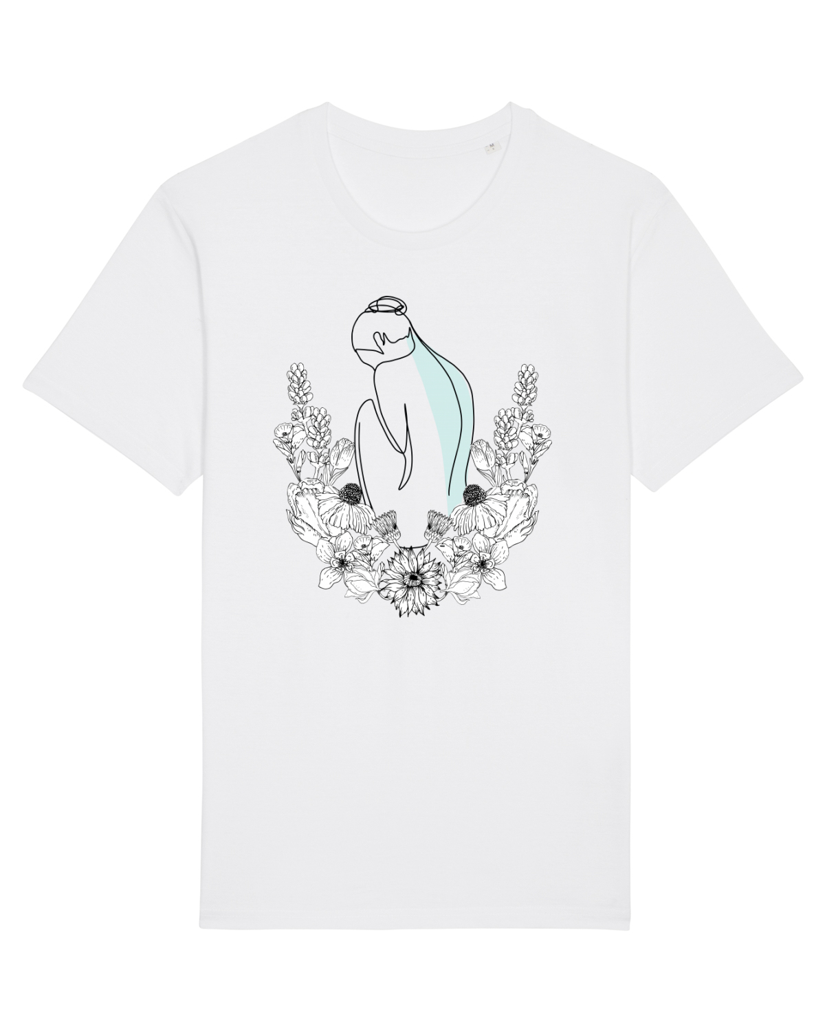 Tricou mânecă scurtă Unisex Rocker White