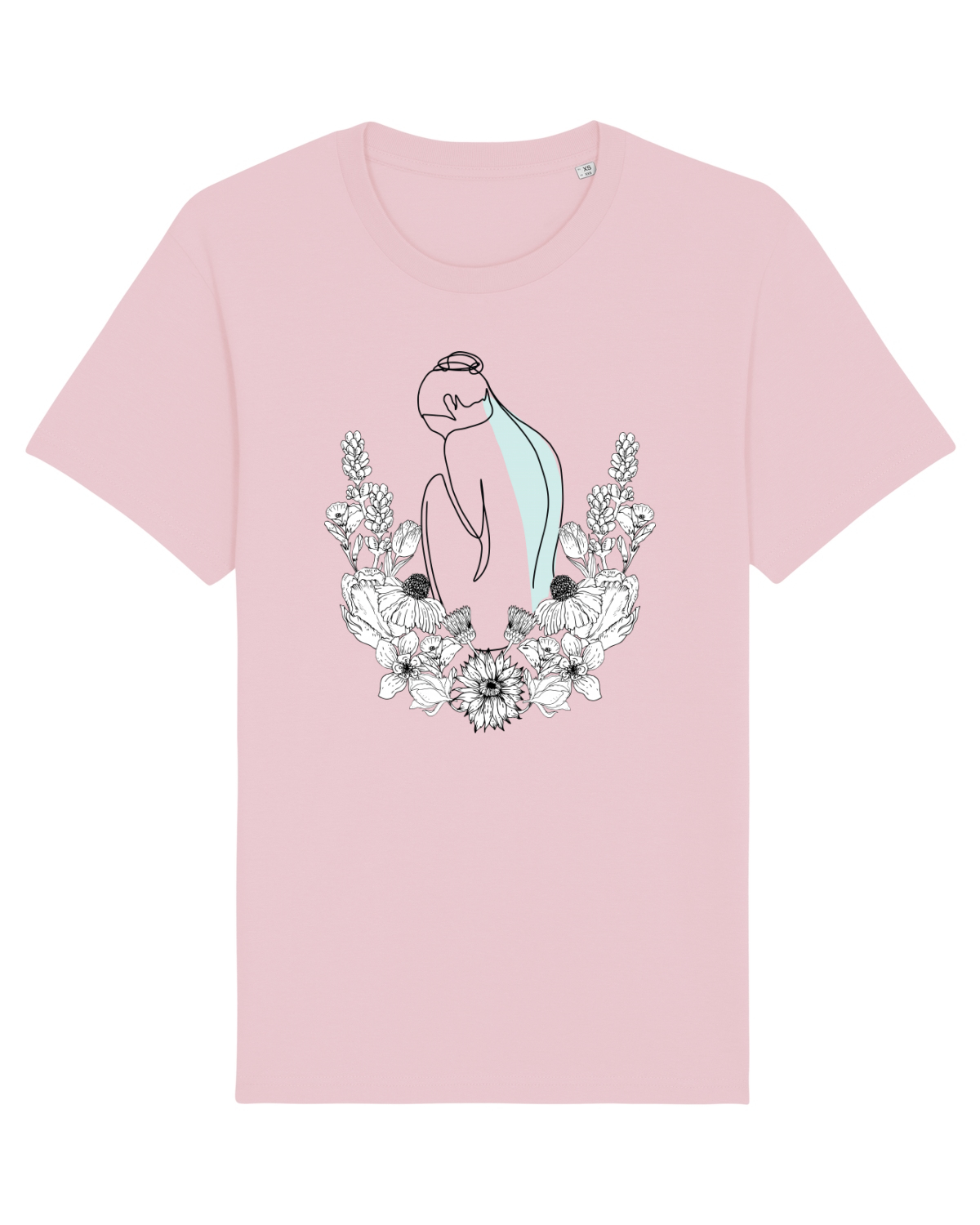Tricou mânecă scurtă Unisex Rocker Cotton Pink