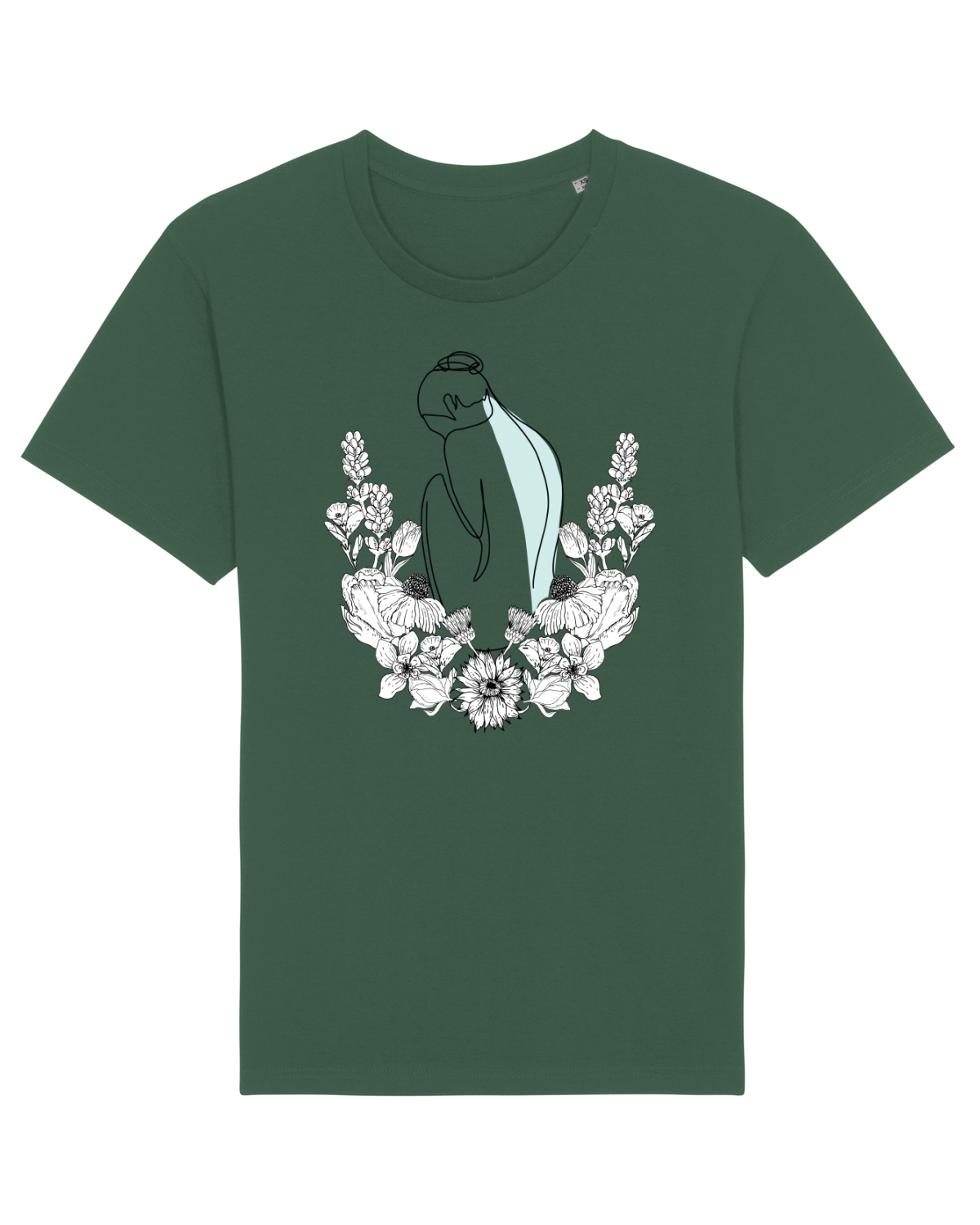 Tricou mânecă scurtă Unisex Rocker Bottle Green