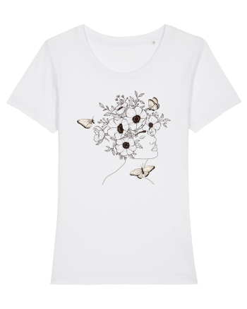 Dream Head Butterfly White