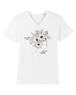 Dream Head Butterfly Tricou mânecă scurtă guler V Bărbat Presenter