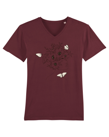 Dream Head Butterfly Burgundy
