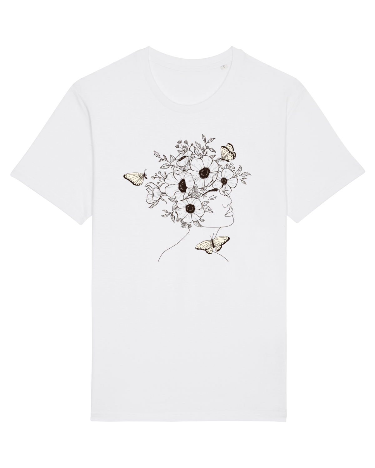 Tricou mânecă scurtă Unisex Rocker White