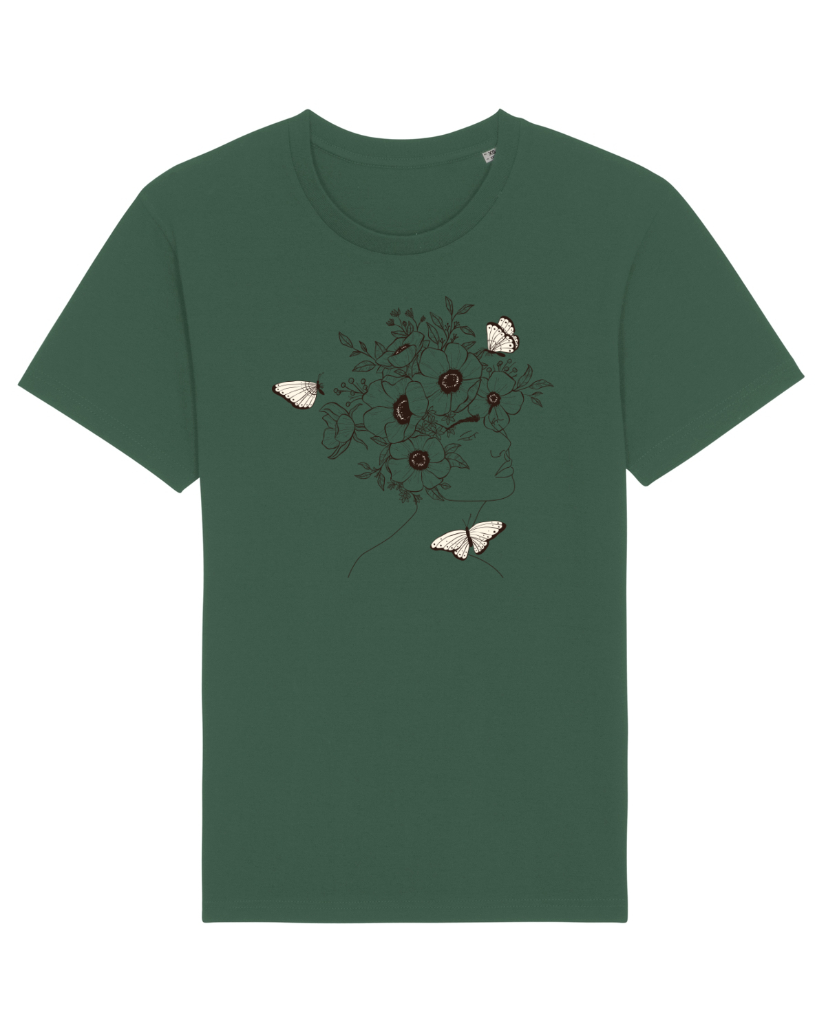 Tricou mânecă scurtă Unisex Rocker Bottle Green