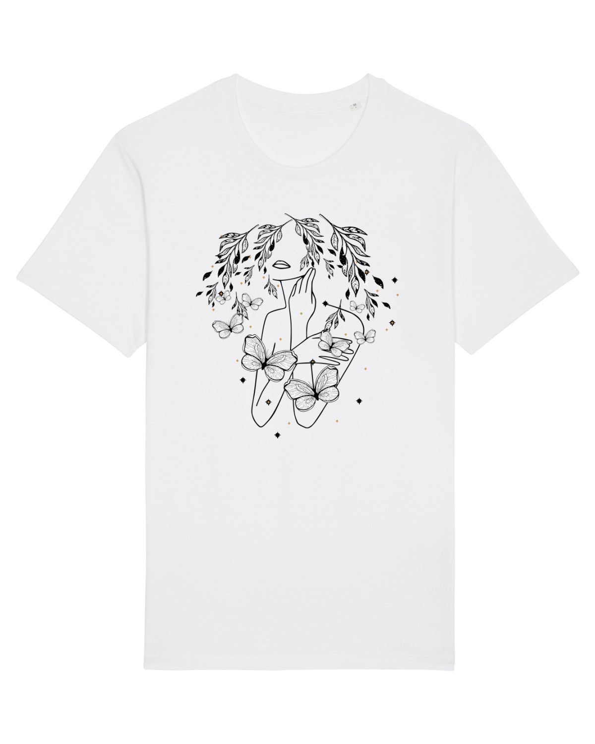 Tricou mânecă scurtă Unisex Rocker White