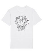 Floral Buttefly Feminin Tricou mânecă scurtă Unisex Rocker