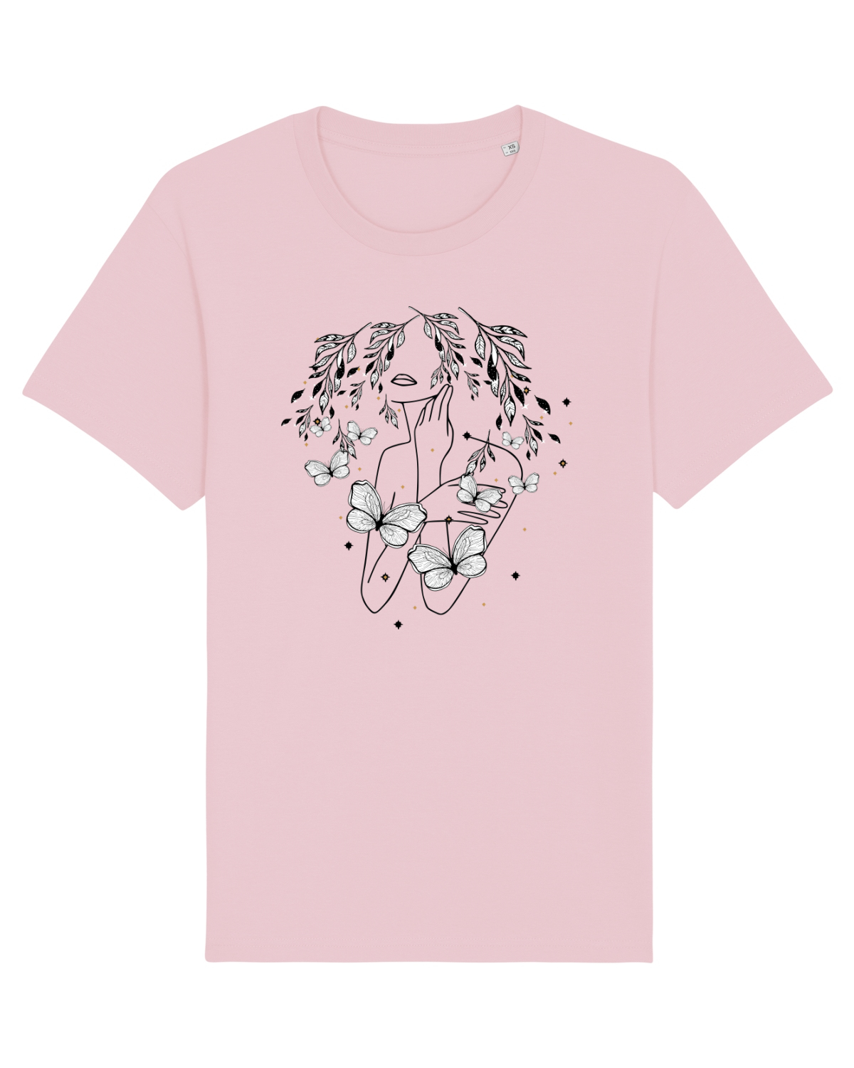 Tricou mânecă scurtă Unisex Rocker Cotton Pink