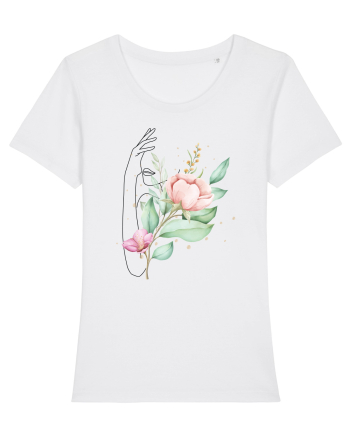 Floral Hand White