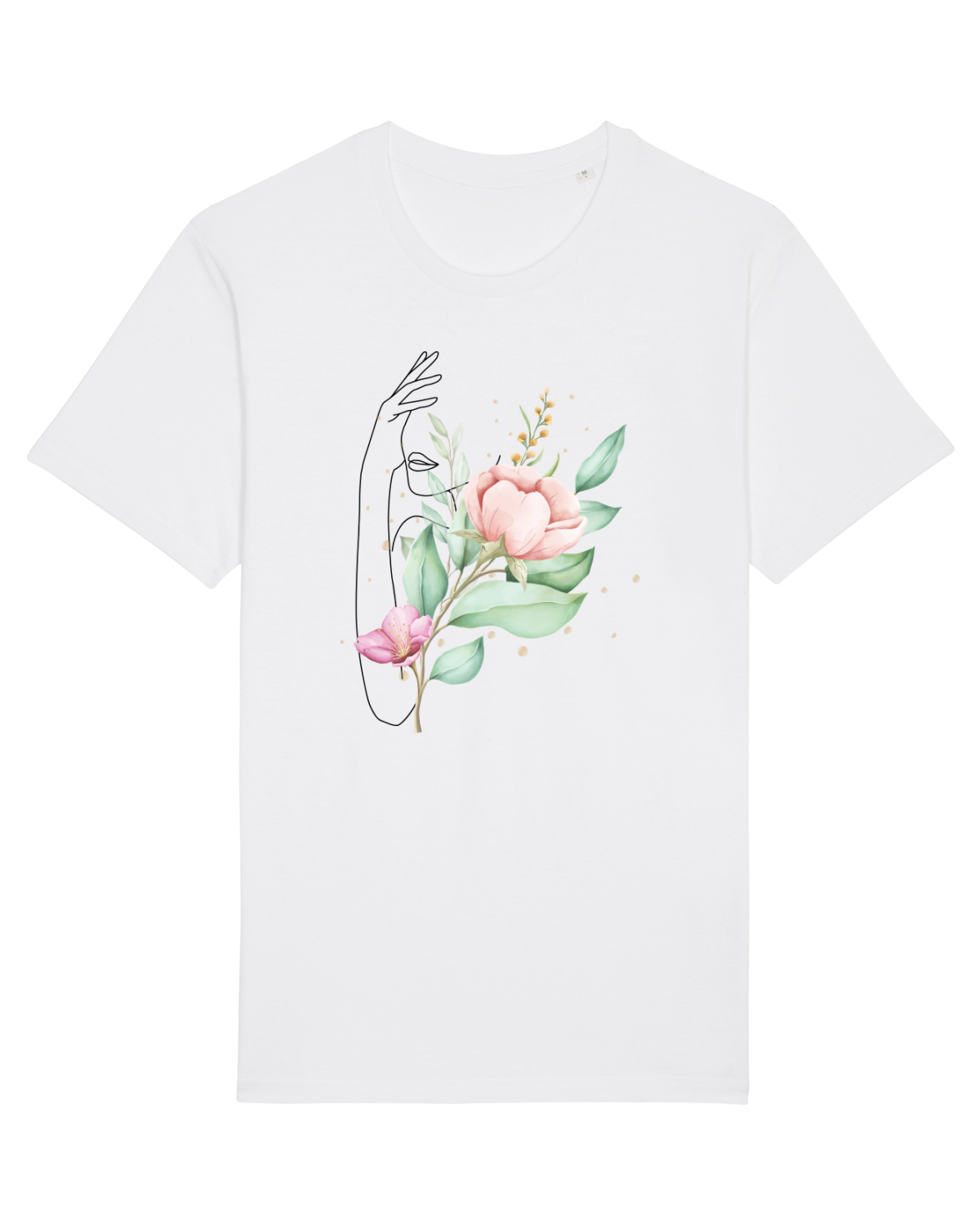 Tricou mânecă scurtă Unisex Rocker White