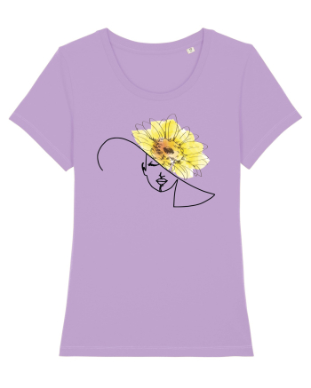 Sunflower Head Feminin Lavender Dawn