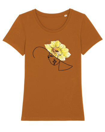 Sunflower Head Feminin Roasted Orange