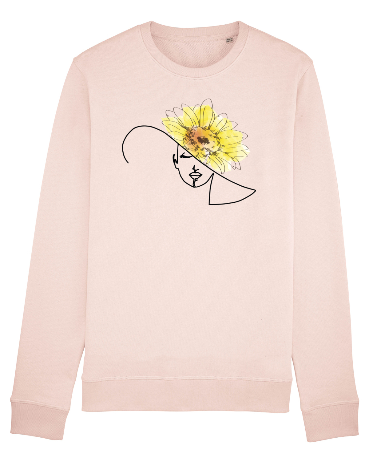 Bluză mânecă lungă Unisex Rise Candy Pink