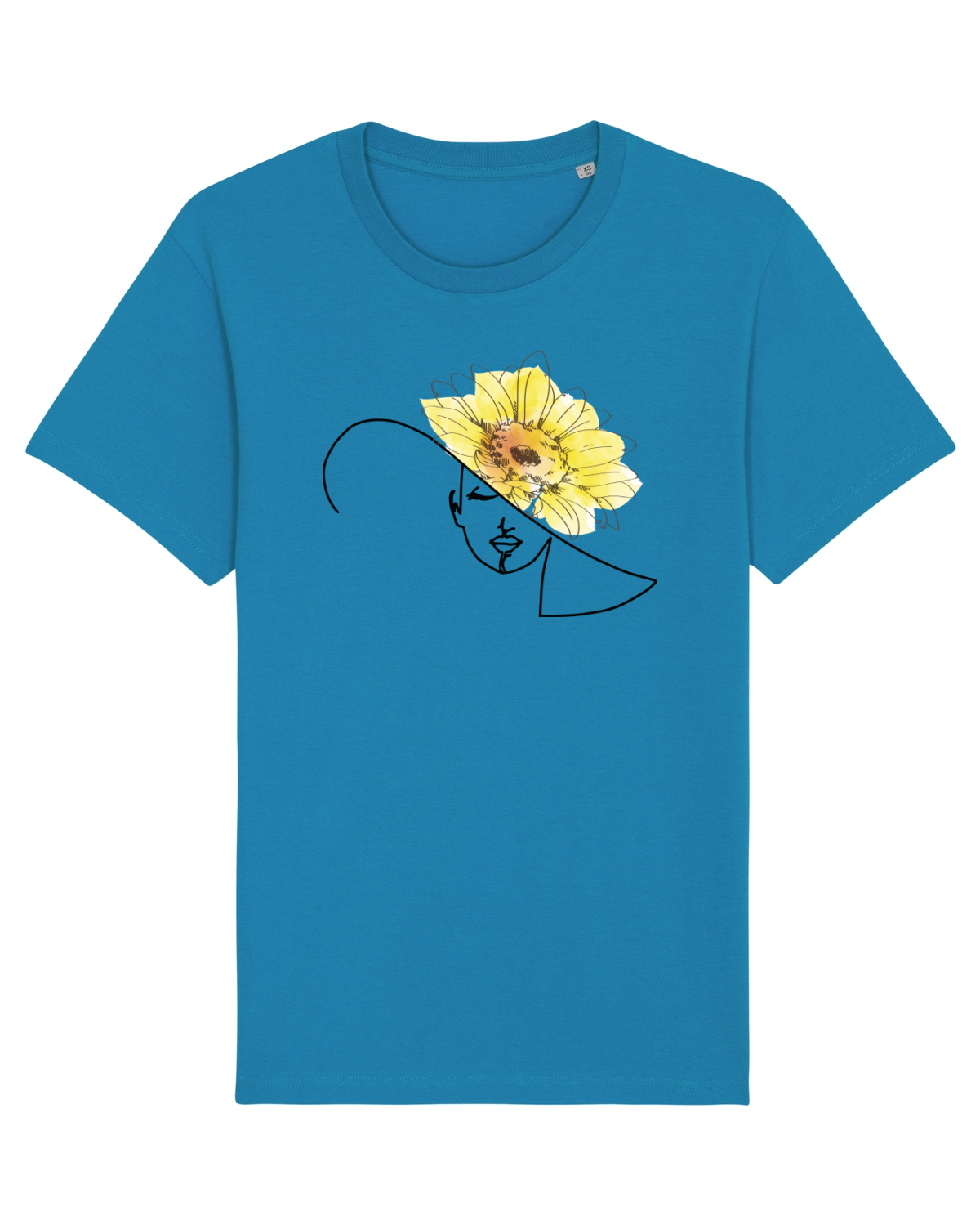 Tricou mânecă scurtă Unisex Rocker Azur